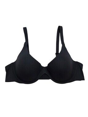 Skims FITS EVERYBODY TSHIRT BRA Onyx Black 44C NWOT